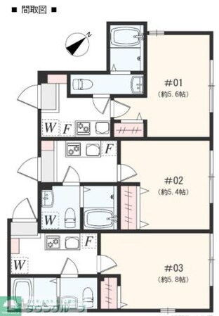 アザーレ・パッシオ矢部Aの物件間取画像